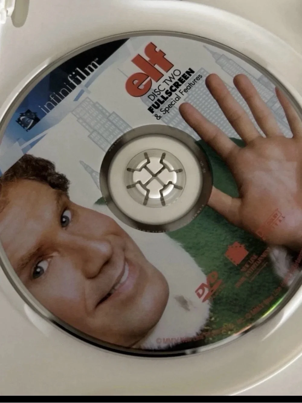 Elf (DVD, 2003, 2 Disc set, Widescreen & Full Screen) Authentic US Release